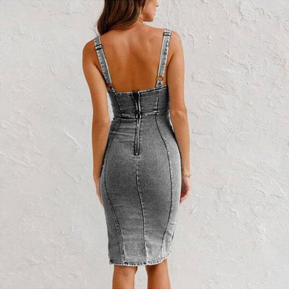 Eleganza™ Denim Jurk