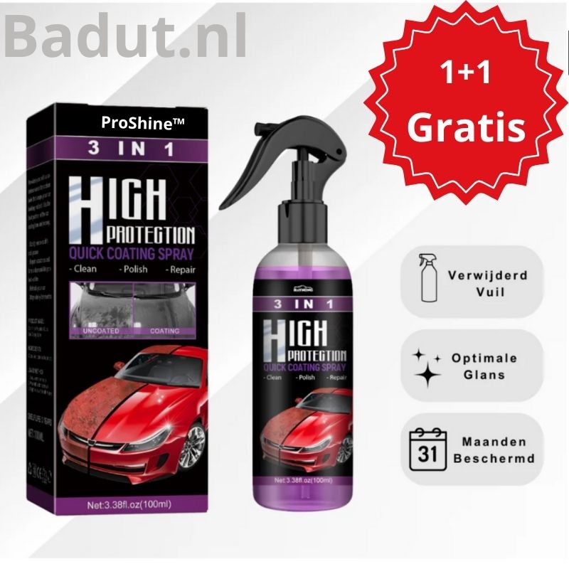 ProShine™ - Keramische onderhoudsspray | 1 + 1 gratis!