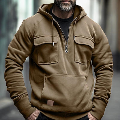 Tactical Fleece Hoodie - Auke 1+1 GRATIS