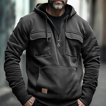 Tactical Fleece Hoodie - Auke 1+1 GRATIS