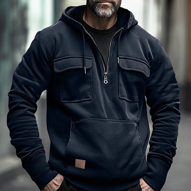 Tactical Fleece Hoodie - Auke 1+1 GRATIS