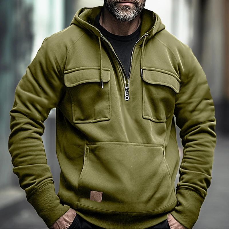 Tactical Fleece Hoodie - Auke 1+1 GRATIS