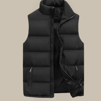 Benedict | Stijlvolle premium gewatteerde bodywarmer met waterafstotend materiaal voor heren