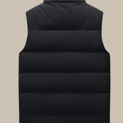 Benedict | Stijlvolle premium gewatteerde bodywarmer met waterafstotend materiaal voor heren